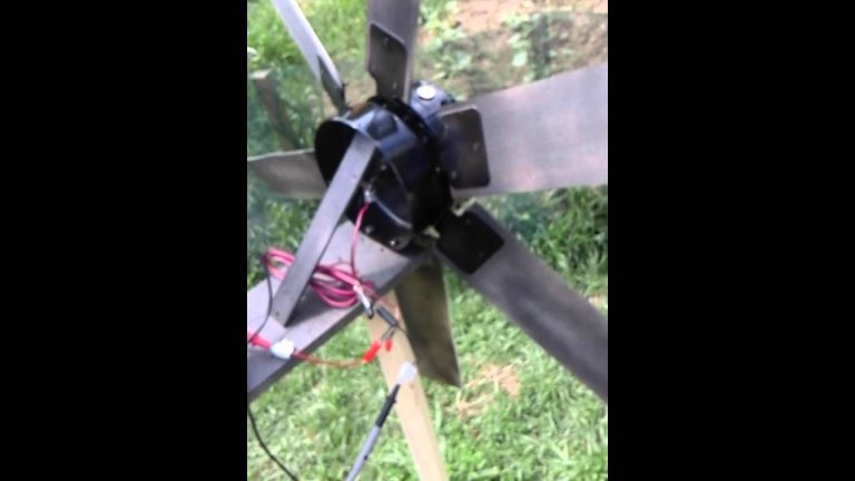 COSTRUIRE UNA PALA EOLICA DA UN VENTILATORE A SOFFITTO